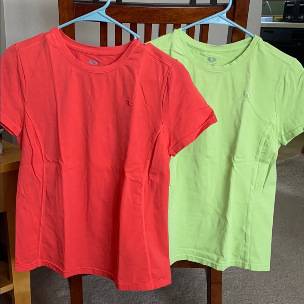 Set of 2 Athletic Works Ladies Cotton T-shirts